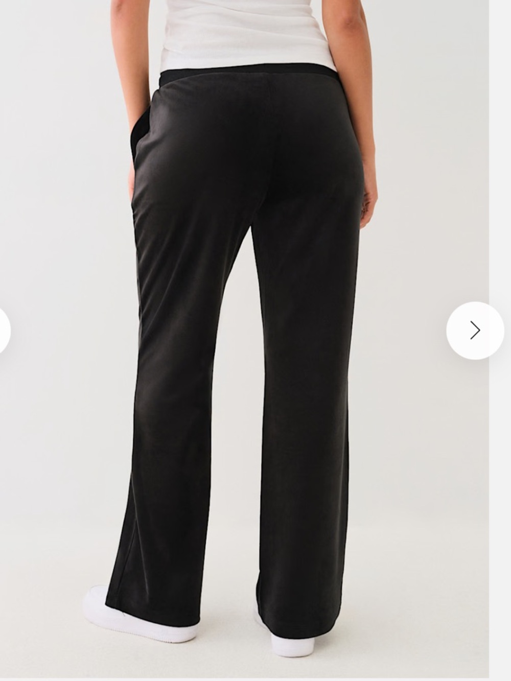 True Religion Black Velour straight-Leg Sweatpants - Picture 3 of 13